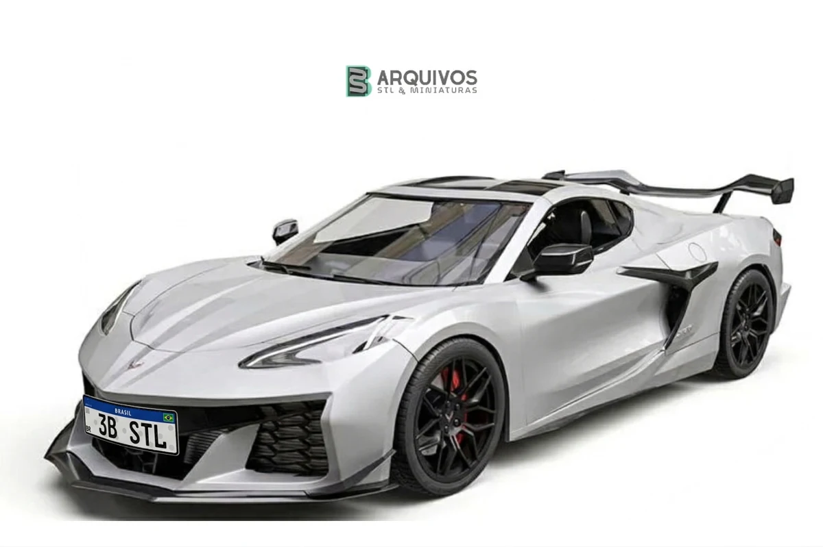 Modelo 3D STL - Chevrolet Corvette Z06 2023